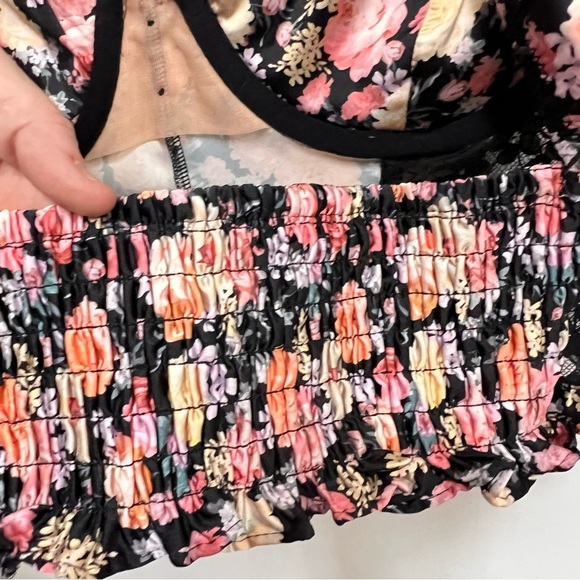 For Love and Lemons gardenia bustier longline ruched bra top size XL - Picture 11 of 16